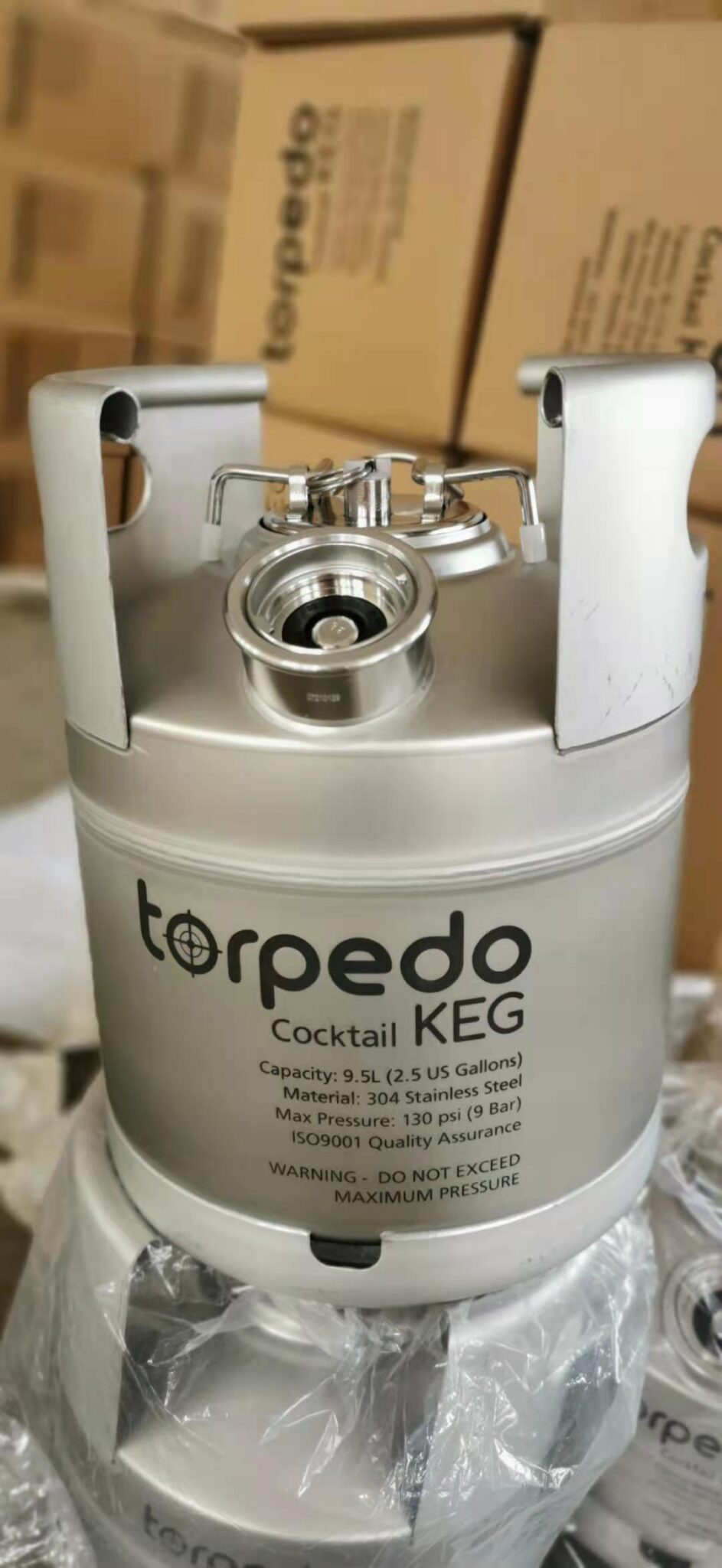thumbnail image 2 of 6-Gallon Ball Lock Keg – Stainless Steel Corny Keg For Homebrew Beer & Kegerator 2 of 5